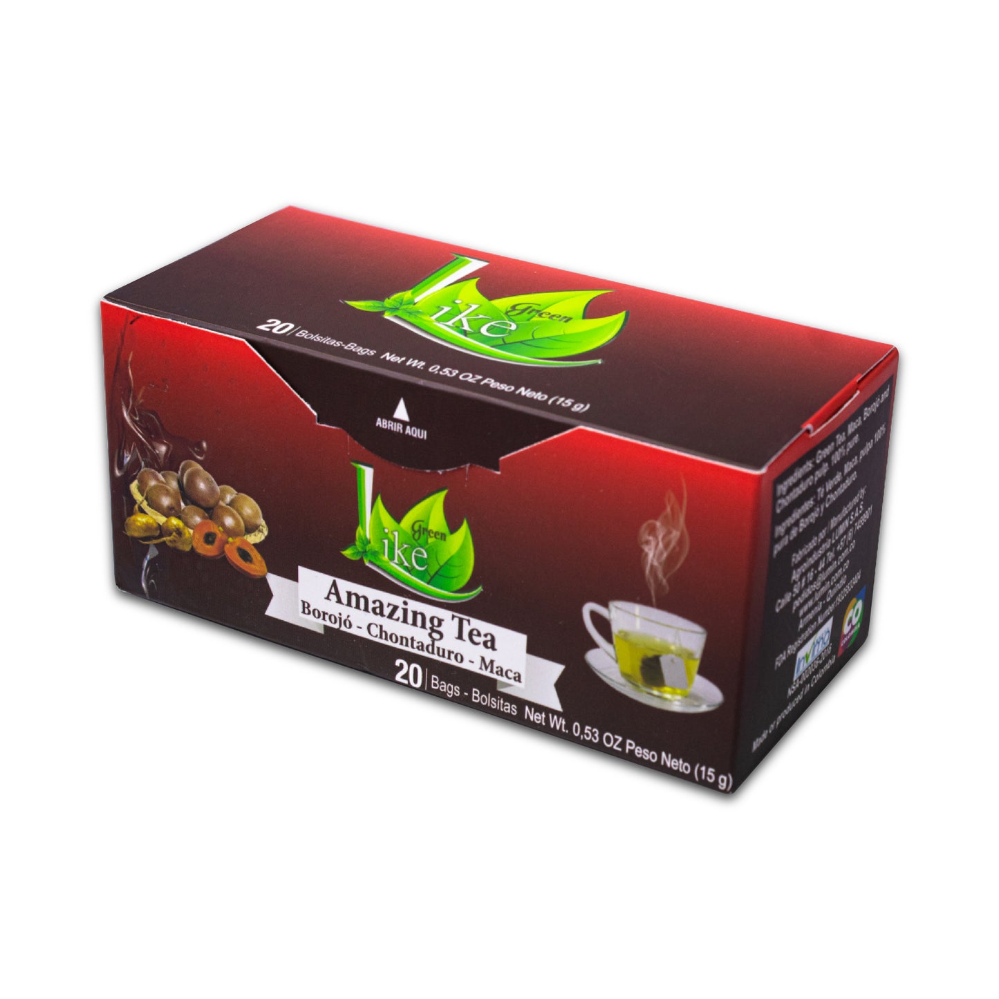 Amazing tea 4 Packs, 80 Infusions