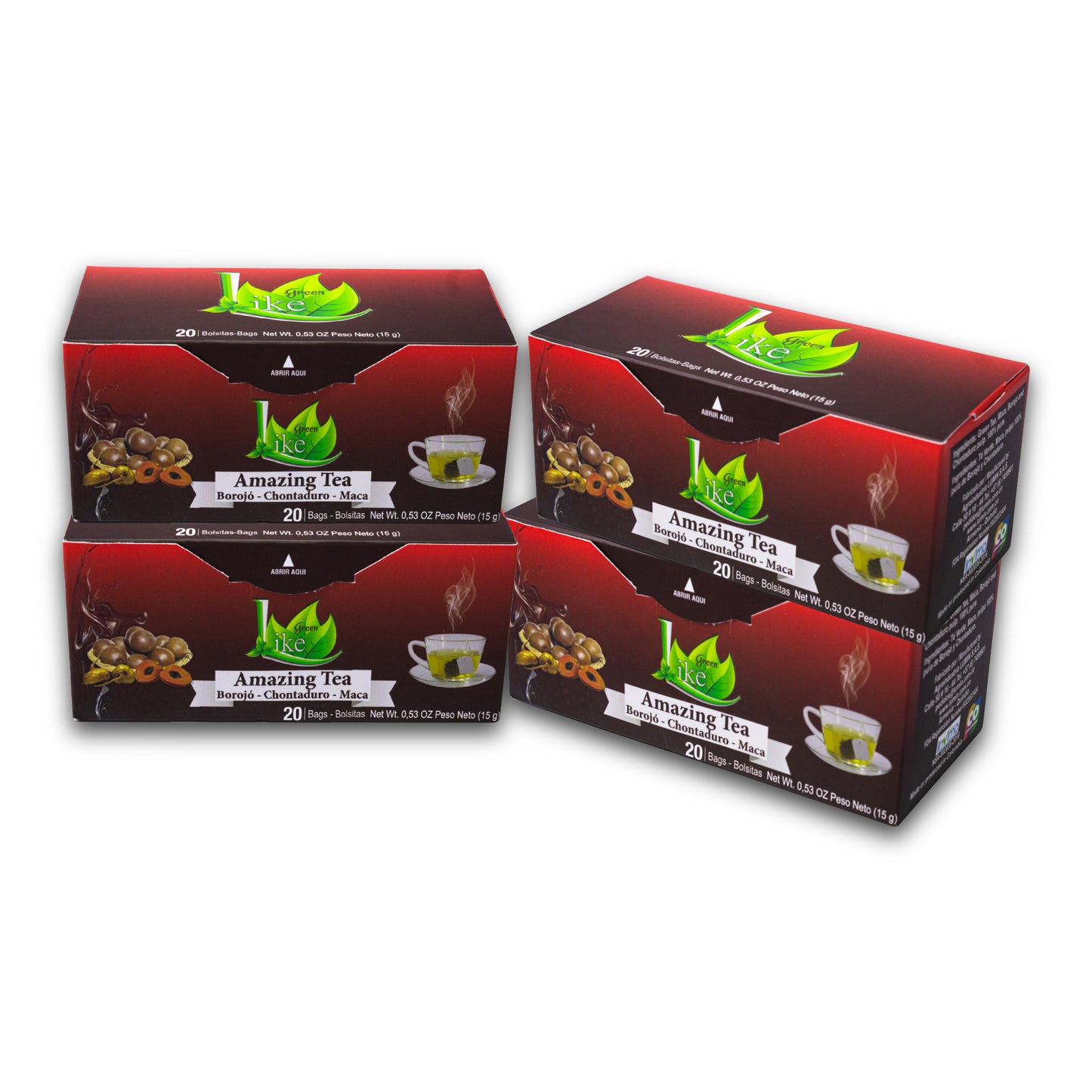 Amazing tea 4 Packs, 80 Infusions