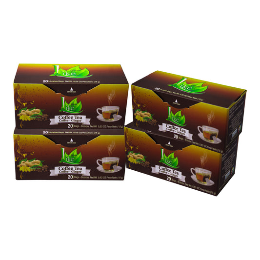 Coffee tea 4 Packs, 80 Infusions