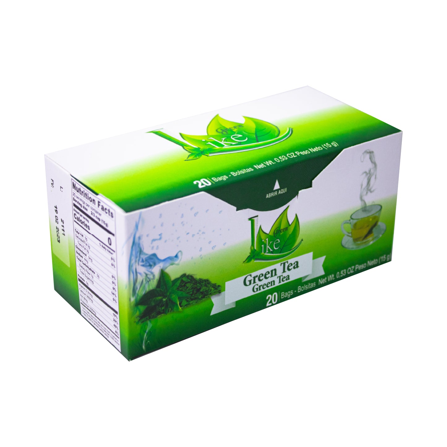 Green tea 4 Packs, 80 Infusions